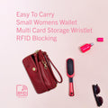 Mundi Jacqui RFID Crossbody Wallet for Women, Vegan Leather Small Travel Handbag with Phone Holder, Compact Organizer with Card Slots and