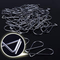 Outus 50 Packs Hook Clips Ceiling Tile Hooks T-bar Drop Ceiling Clips for Office, Classroom, Home and Wedding Decoration, Hanging Sign from