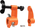 Pony 56 2-1/2" Deep Reach Clamp & Spreader Fixture for 3/4" Pipe | Deep Reach Design with Reversible Head for Clamping & Spreading, Coil Spring
