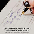Monteverde Ballpoint Refill to Fit Cross Pens, Medium, Blue, 2 Pack | Smooth, reliable ballpoint refill made for everyday writing, forms, notes,