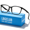 Blue Light Glasses For Men & Women - Anti Glare Computer Blue Light Blocking Glasses with UV Protection for Gaming 1p-2501black Clear