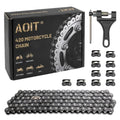 420 Motorcycle Chain 132 Links - 420 Chain for 50 70 90 110 125cc 212cc TaoTao Coolster Apollo Baja Kazuma Chinese ATV, 420 Chain for Mini Bike Go