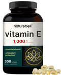 Naturebell Vitamin E Oil Softgels, 1,000 IU per Serving, 300 Pills | Essential Antioxidant Supplements, Easily Absorbed Form Ã¢ÂÂ Supports Skin,