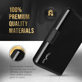 TopMost Aluminum Wallet, Card Case Wallet, Metal RFID Credit Card Holder for Men & Women, 6 Cotton Slots for 10-12 Cards And Bills, Rfd Protective