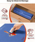 Laudlife Electric Warming Mat for Food, Roll-Up Silicone Heating Pad with 7 Adjustable Tempmaster Levels, Foldable Warming Tray for
