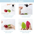 12 Pieces Professional Makeup Sponge Set,Latex Free Flawless Soft Setting Face Puffs,Multicolor Beauty Sponge Blender Cosmetic Applicator for