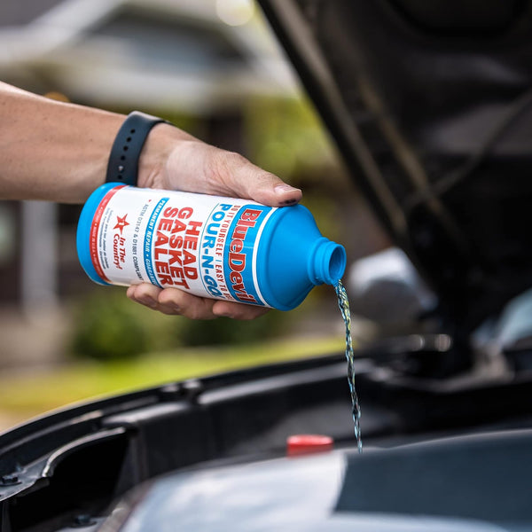 Bluedevil Products 00209 Pour-N-Go Head Gasket Sealer - 16 Ounce