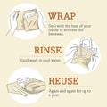 Bee'S Wrap Beeswax Wraps for Food - Bees + Bears 3 Pack (2M 1 Sandwich) Made in USA Reusable & Organic Food Wraps, Sandwich Wrap - Eco-Friendly