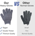 Yiclick 6Pairs Heavy Exfoliating Gloves,Body Scrub Exfoliator for Dead Skin Remover,Exfoliating Body Scrubber for Bath Shower