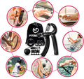 FitBeast Grip Strengthener Forearm Strengthener Hand Grips Strengthener Kit - 5 Pack Adjustable Resistance Black