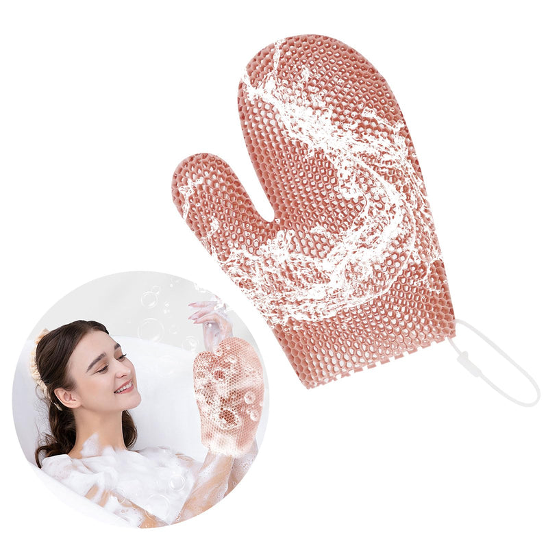 Honeycomb Exfoliating Bath Gloves - Microfiber for Enhanced Blood Circulation & Soft, Smooth Skin - Exfoliating Shower Mitt Sponges for All Skin