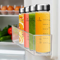 16oz Juice Bottles - 6 Pack Wide Mouth Glass Bottles with Lids- BPA Free, Stainless Steel Lids for Juicing, Smoothies, Infused Water, Beverage