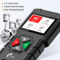YA-201 Obd2 Scanner, Full OBD2 Modes Check Engine Code Reader After 1996 All OBDII/EOBD/KOBD/CAN Cars, O2 Sensor EVAP Systems, Battery Test,Live