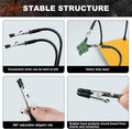 XYK Helping Hands Soldering Station, Soldering Kit, Third Hand Soldering Tool 4 Flexible Arms Helping Hands for Electronic Repair Soldering