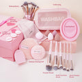 MAANGE 37 Pcs Makeup Brush Set Premium Synthetic Make up Brushes Foundation Eye Shadow Powder Concealers Brushes Set for Beginners Professional