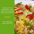 Miracle Noodle Miracle Rice - Plant Based Shirataki Rice, Keto, Vegan, Gluten-Free, Low Carb, Paleo, Dairy Free, Low Calories, Kosher, Soy Free,