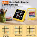 4-in-1 Tic Tac Toe Toys for Kid: Age 6-12 Kids Portable Sensory Puzzle Game | Electronic Toy for 6-12 Years Boys Girls - Development