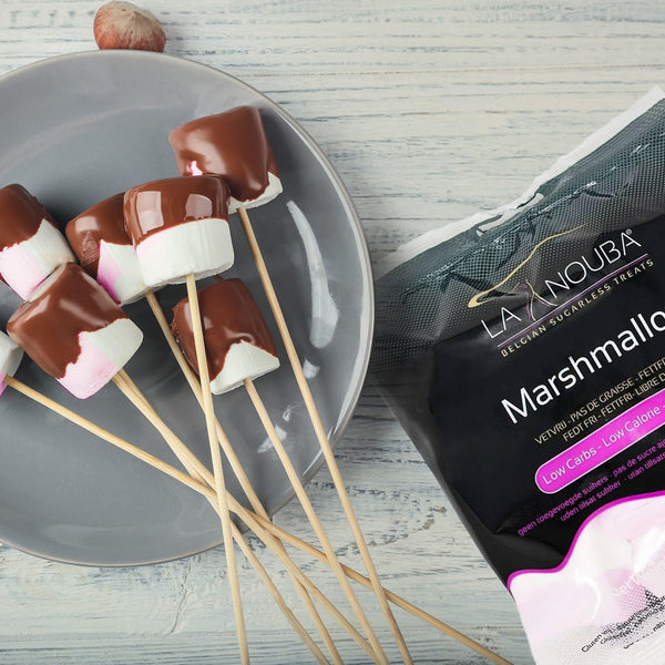 La Nouba Sugar-Free Marshmallows Ã¢ÂÂ 2 Value Packs Ã¢ÂÂ 2.7 Oz. Each Ã¢ÂÂ Low Calorie, Low Carb, Fat-Free and Gluten Free Snack Ã¢ÂÂ