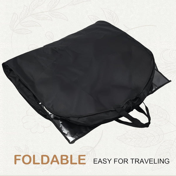 54" Garment Bags for Travel and Storage, Travel Suit Bags for Men Women with 2 Clear Pockets, Storage bags for Clothes, Suits, Dress, Shirts,
