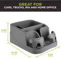 GO GEAR SC-CHA Console, Charcoal, Includes Storage for CDs, Pens and Coins Pack of 1