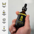 The Beard Club Beard Oil for Men - 2Oz Classic Sandalwood Natural Beard Oil with Castor & Amber Oils - Beard & Mustache Conditioner - Hydrates,