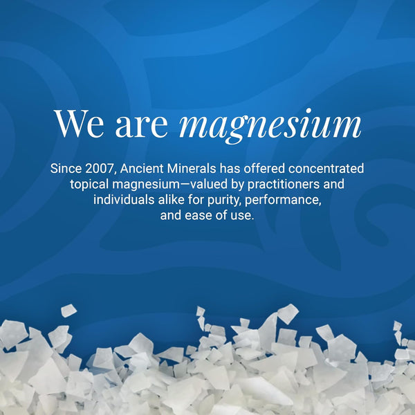 Ancient Minerals Magnesium Bath Flakes Ultra with Optimsm - Resealable Magnesium Bag of Zechstein Chloride Alternative to Epsom Bath Salt (1.65 Lb)