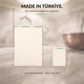 Jairestone Exfoliating Shower Mitt Set of 2 — Turkish Hammam Kese Body Scrubber & Face Exfoliator — 100% Natural Viscose, No Plastic — Lifts Away