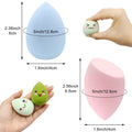 12 Pieces Professional Makeup Sponge Set,Latex Free Flawless Soft Setting Face Puffs,Multicolor Beauty Sponge Blender Cosmetic Applicator for