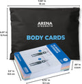 Arena Strength Workout Cards - Instructional Fitness Deck for Booty Band Workouts, Beginner Fitness Guide for Resistance Band Training Exercises