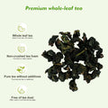GTGLOTRA Oolong Tea Bags, 24 Whole Leaf Tea Bag, Alternative To Caffeine, 100% Natural Pure Tea, Stress Relief Pyramid Teabags, Suitable for