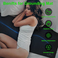 Professional Grounding Mat for Sleep - Improve Sleep Quality, Reduce Stress Fatigue Anxiety, Balanced Energy, Durable Conductive Carbon Grounding