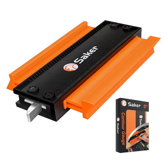 Saker Contour Gauge (5 Inch Lock) Profile Tool- Adjustable Lock-Precisely Copy Irregular Shape Duplicator -Irregular Wel