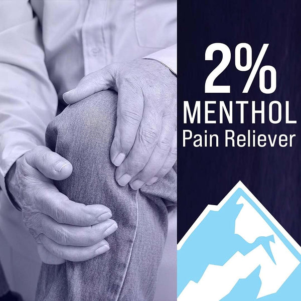 Mineral Ice Original Therapeutic Menthol Pain Relief Gel. Greaseless with "Deepcold" Pain Reliever. Provides Cooling & Penetrating Relief for