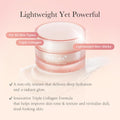 Medicube Triple Collagen Cream - Hydrating & Firming Moisturizer with Hyaluronic Acid, Premium Elastin, Shea Butter - Wrinkle Care & Boosts