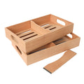 Mantello Cigars Spanish Cedar Cigar Tray - Adjustable Divider, Fits Large Humidors, for Humidor or Walk-in Closet 12.5" x 7.5"x 2.25