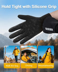 RIGWARL Gloves for Cool&Cold Weather Waterproof, Winter Gloves for Men Women Touch Screen