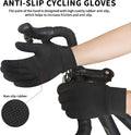 Warm Winter Gloves for Women Men Thermal Fleece Lining Anti-Slip Touch Screen Gloves for Winter Cold Weather Warm Hiking Running