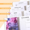 Planner 2026-2027, 18 Months Academic Daily Weekly Monthly Calendar Planner Autumn Tree