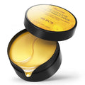 Fivewan 24k Gold Under Eye Patches - 60 Pcs Eye Mask Pure Gold Anti-Aging Collagen Hyaluronic Acid Under Eye Mask for Removing Dark Circles,