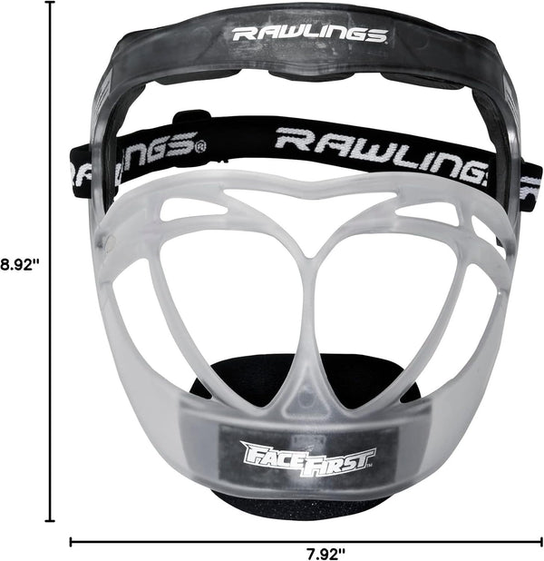Rawlings | FACE FIRST Fielder'S Mask | Fastpitch Softball | Adjustable One Size Fits Most