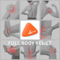 LEZER Trigger Massage Point, Manual Massage Ball, Hip Hook, Muscle Knot Release Tool, Deep Tissue Relief, Hip Flexor Iliacus Back Psoas Hand Foot
