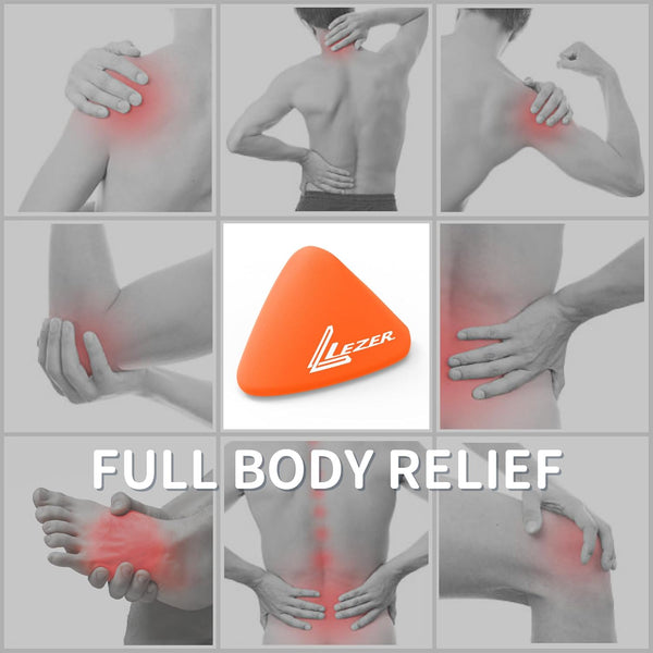 LEZER Trigger Massage Point, Manual Massage Ball, Hip Hook, Muscle Knot Release Tool, Deep Tissue Relief, Hip Flexor Iliacus Back Psoas Hand Foot