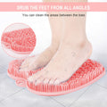 BESKAR XL Large Foot Scrubber Mat for Use in Shower - Shower Foot Cleaner to Eliminate Calluses Dead Skin, Foot Massager Mat for Men & Women to