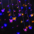 Butterfly Curtain Fairy Lights USB Plug In,8 Modes 120 LED 19.7FT Firefly Twinkle Timer String Lights with Remote, Waterproof Copper Wire for