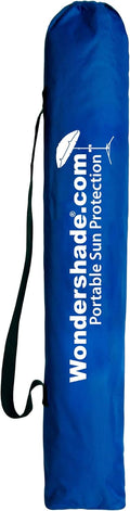 Wondershade Ultimate Portable Sun Shade Umbrella – Lightweight Adjustable Outdoor Patio & Beach Umbrella with Tripod Base (Blue) Royal Blue