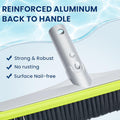 17.5-Inch Curved Pro Pool Brush Head for All Pool Surfaces 17.5" Curved Pro