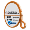 Functional Fitness Pull up Assist Resistance Bands | Heavy Duty Exercise Bands for Powerlifting, Mobility, and Stretching | Travel Friendly