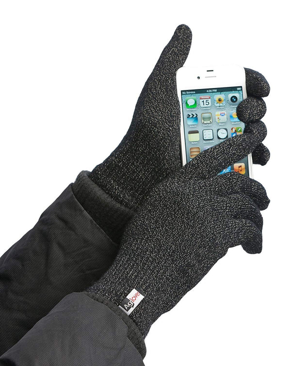 Sport Touchscreen Gloves, Black, Extra Large