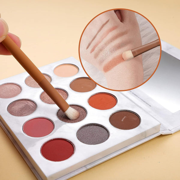 Makeup Brushes, EIGSHOW 5 Colors Essential Kabuki Makeup Brush Set with Ultra Soft Synthetic Fibers for Powder Blush Concealers Contouring