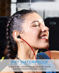 NANAMI Bluetooth Headphones Wireless Earbuds - Sports Magnetic Neckband Wireless Headsets, Hifi Stereo Deep Bass Updated Bluetooth 5.3 Earphones